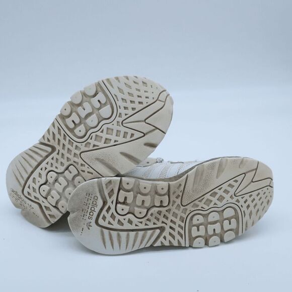 Adidas Nite Jogger White‎ Running Shoes Sneakers Women's Size 7 Men's Size 5.5 - Picture 7 of 8